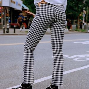Urban Outfitters Casey Kick Flare Gingham Pants